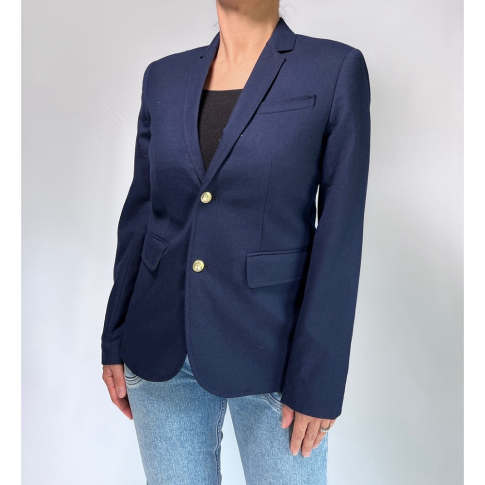 Crewcuts Womans Jacket Navy BlazerWool Blend Size 10